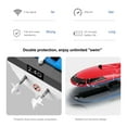 thumbnail image 4 of 2.4GHz High-Speed RC Boat Model 806 with 20KM/H Max Speed, 50m Control Range, 3.7V 500mAh Built-in Battery, 20-Min Working Time, Plastic Construction, Blue Color - Includes Remote Controller, USB, 4 of 6