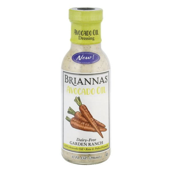 BRIANNAS Avocado Oil DairyFree Garden Ranch, 10 Fl Oz
