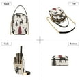 thumbnail image 3 of FORMRS Crossbody Bag for Women Quilted Travel Shoulder Cell Phone Purse with Chain Strap Handbag, Christmas Plaid Forest, 3 of 7