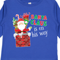 thumbnail image 4 of Inktastic Santa Claus is on His Way Christmas Boys or Girls Long Sleeve Toddler T-Shirt, 4 of 5