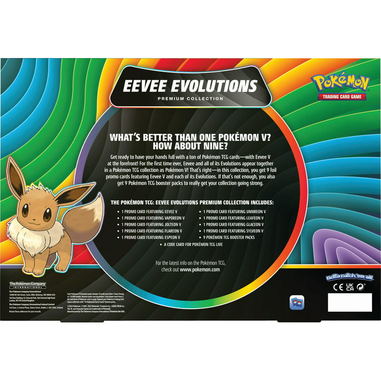 Pokemon Trading Card Game: Eevee V Premium Collection Unboxing 