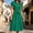 Green, variant on Short Sleeve Dress Breathable Regular Fit Short Dresses 2026 Summer Solid Color Short Sleeve Lapel Tiered Dress Workout for Work and Office S-XXL
