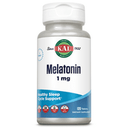KAL Melatonin 1mg | 100% Pure | Healthy Relaxation & Sleep Support Formula | Fast-Acting | Vegetarian | 120ct