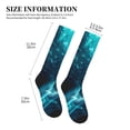 thumbnail image 2 of Lsque Futuristic Jet Ski Adventure Pattern Sport Compression Socks for Men & Women 15-20 mmHg Knee High Nurse Pregnant Running Medical and Travel Athletic, 2 of 6