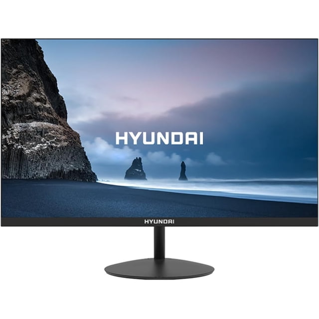 HYUNDAI HY View 24” Monitor de Oficina, VA 1920x1080p, 60Hz, OD 5 ms, Diseño Delgado, HDMI Incluido - Negro