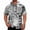Gray, variant on OIOLOYJM Mens Hoodies Sun Protection Lightweight Camo Short Sleeve Hooded Shirts Rash Guard Quick Dry Hiking Casual Tees Light Gray M