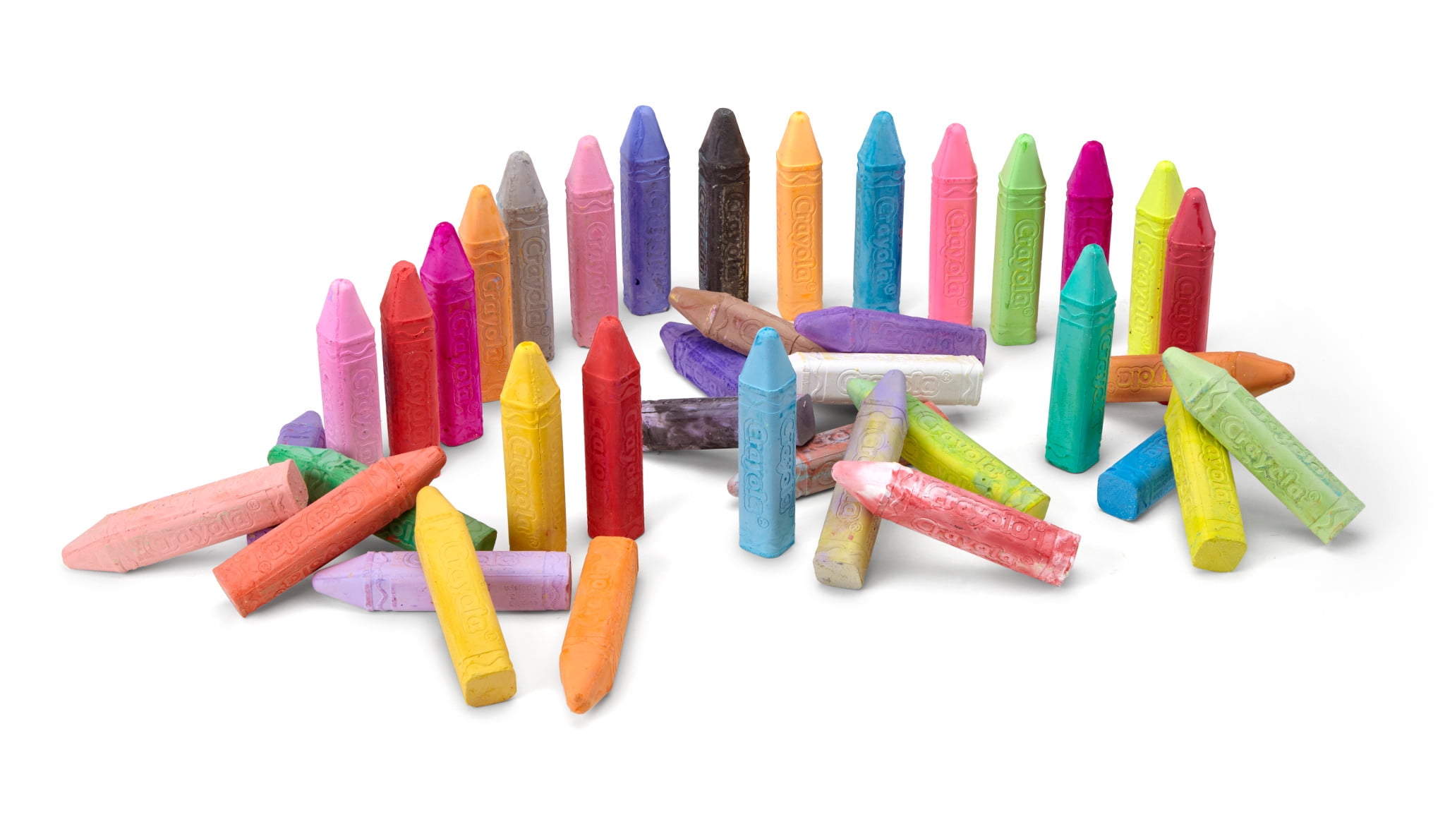 Crayola Washable Sidewalk Chalk $2.50 (24-Pack, Reg. $5+), more