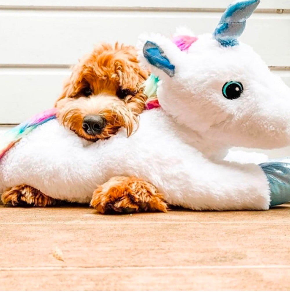Jumbo Dog Toys Soft Stuffed Plush Cuddle and Play Animal Themes for All Breeds (Both Thumpers Bunnies)