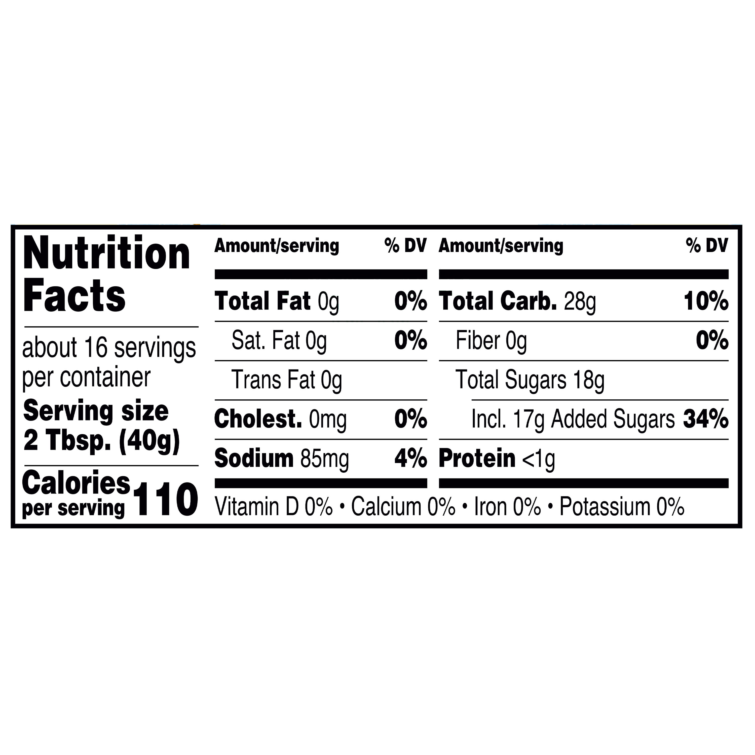 Great Value Caramel Syrup, 22 oz