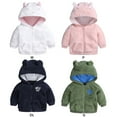 thumbnail image 2 of XBASW Toddler Baby Winter Fleece Jacket Lamb Wool Hoodie Coat Newborn Long Sleeve Thick Warm Outerwear for Girls Boys 0-18M, 2 of 8