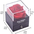 thumbnail image 5 of Collar de caja de regalo de joyería de rosa preservada hecha a mano para ella, regalo de rosa para mujer para el día de San Valentín, día de la madre, aniversario, cumpleaños para mamá, hermana, espos Namotu MZQ-1196-1, 5 of 5