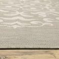 thumbnail image 5 of HomeRoots 507793 2 x 7 ft. Gray Oriental Stain Resistant Indoor & Outdoor Rectangle Area Rug, 5 of 5