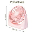thumbnail image 3 of Ventilateur de Table Sans Fil avec un Fort Ventilateur de Bureau Rechargeable de 2000mAh Ventilateur de Refroidissement Portable avec 3 Vitesses pour une Utilisation Extérieure Intérieure à la Maison, 3 of 8