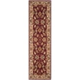 thumbnail image 3 of Safavieh Heritage 4' Square Hand Tufted Wool Rug in Red and Ivory, 3 of 10