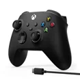 thumbnail image 2 of Pre-Owned Microsoft Xbox Core Wireless Controller + USB-C Cable – Carbon Black, 2 of 5