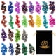 thumbnail image 5 of Surhugvy Dnd Dice Set 25 X 7 Dados poliédricos (175 piezas) para mazmorras y dragones Dnd Rpg Mtg Juego de mesa D4 D6 D8 D10 D12 D20 Dados de 25 colores con 1 bolsa grande de franela, 5 of 5