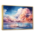 thumbnail image 2 of Designart "Fantastical Sky Minimalism" Sky Floater Framed Wall Art Living Room, 2 of 5