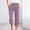 Purple, variant on GaThRRgYP Plus Size Pants for Women,Fashion Womens Casual Solid Color Elastic Loose Pants Straight Wide Leg Trousers with Pocket