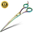 thumbnail image 6 of Sharf Rainbow 8.5 Inch Curved Dog Grooming Scissors - Trusted Brand - Premium Steel Professional Dog Grooming Scissors - Ergonomic Design, 6 of 7