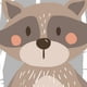 thumbnail image 3 of Oso zorro conejo pintura al óleo dibujos animados animales del bosque sin marco lienzo arte HD impreso carteles al óleo imágenes de dibujo Eigraketly JJ17289-08, 3 of 4
