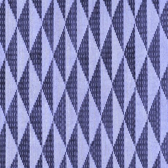 Ahgly Company Indoor Square Abstract Blue Modern Area Rugs, 6' Square