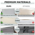 thumbnail image 3 of NATURAL EXPRESSIONS 4-Piece Patio Furniture Set Metal Modern Sectional Outdoor Conversation Sets, Gray, 3 of 9