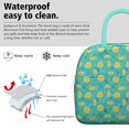 thumbnail image 3 of Reusable Lemon Lnsulated Lunch Bag for Women & Men-Leakproof Water-Resistant Cooler Tote,Large Capacity(10.6x8.7x6.3in)for Work,Office,Travel,Picnic,Beach., 3 of 7