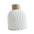 thumbnail image 3 of deevoka Flower Vase Birthday Gift Decorative Vase for Living Room Dinner Table Party White, 3 of 9