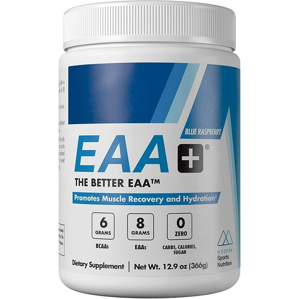 Modern Sports Nutrition EAA+ Essential Amino Acid Powder Blue
