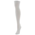 thumbnail image 3 of MeMoi Fine Crosshatch Cotton Blend Over The Knee Socks - Womens - Female, 3 of 5
