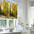 thumbnail image 2 of LALILO Kitchen Curtains and Valances Set of 3 36" Autumn Window Treatment Tiers for Window Decor, 2 of 5