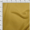 thumbnail image 3 of oneOone Cotton Flex Yellow Fabric Chevron Craft Projects Decor Fabric Printed By The Yard 40 Inch Wide, 3 of 4