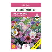 Ferry-Morse Economy 9750MG Wildflower Cool Colors Mixture Annual Flower Seeds Full Sun