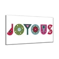 thumbnail image 2 of Ready2HangArt  'Joyous' Wrapped Canvas Christmas Wall Art 36" W X 18" H, 2 of 5