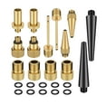 thumbnail image 1 of pitrice BRASS ADAPTOR PRESTA for SCHRADER BICYCLE VALVE CONVERTER BIKE 15pcs PUMP 24 pcs set 1, 1 of 3