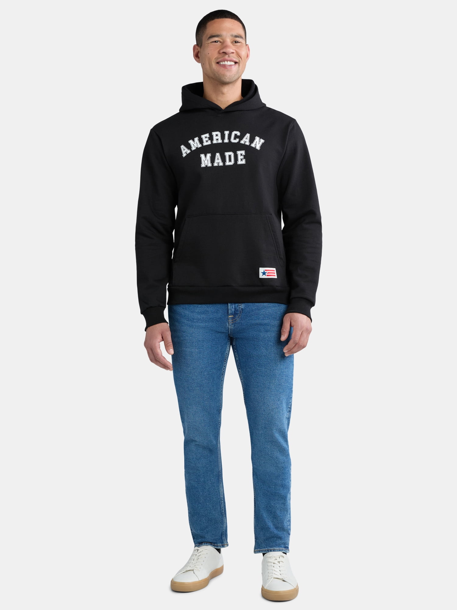American Giant All Gender Pullover Hooded Sweatshirt, Made in USA, Men’s Sizes XS-3XL