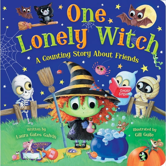 Pre-Owned One Lonely Witch: A Halloween Counting Story (Board book) 1638544212 9781638544210