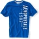 thumbnail image 1 of Aeropostale - Camiseta gráfica para hombre Ath 1987 Dept, azul, XS, 1 of 1