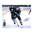 thumbnail image 1 of Logan Cooley Autographed Utah Mammoth Puck Rush 8x10 Photo, 1 of 1