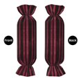 thumbnail image 4 of Candy Pillow With Pillow Core 24.6×9.8in Durable Cord Opening And Closing Design Waterproof And Easy To Install Maroon Stripe_2, 4 of 8