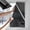 Black, variant on TDhui 15.7 in x 78.7 in Floral Christmas Heat Blocking One Way Mirror Privacy Sun Blocking Static Cling Window Film