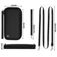 thumbnail image 2 of Passport Wallet RFID Blocking, Travel Family Passport Holder Waterproof Passport Bag, Large Capacity Passport Cover, Travel Document Holder for Passports,Cards,Flight Tickets, 2 of 7