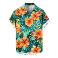 thumbnail image 4 of Iyufng Mens Hawaiian Shirts Short Sleeve Casual Shirts Button Down Beach Summer Shirt for Men, 4 of 7