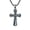 4, variant on Black Cross Necklace for Men – Industrial Gear & Bolt Cross Pendant 40mm, Steampunk Nut and Bolt Design, Dark Mechanical Jewelry with Box Chain, Gift for Husband