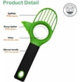 thumbnail image 4 of Avocado Slicer, 3 in 1 Avocado Tool , Avocado Cutter with Grip Handle , Multifunctional Avocado Knife, Works as Pitter and Cutter Suitable for Fruit, 4 of 6