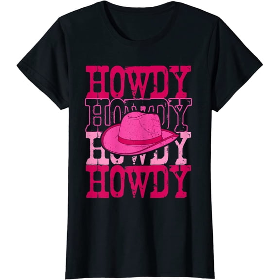 Howdy T-shirt Country Southern Rodeo Women Western T-Shirt