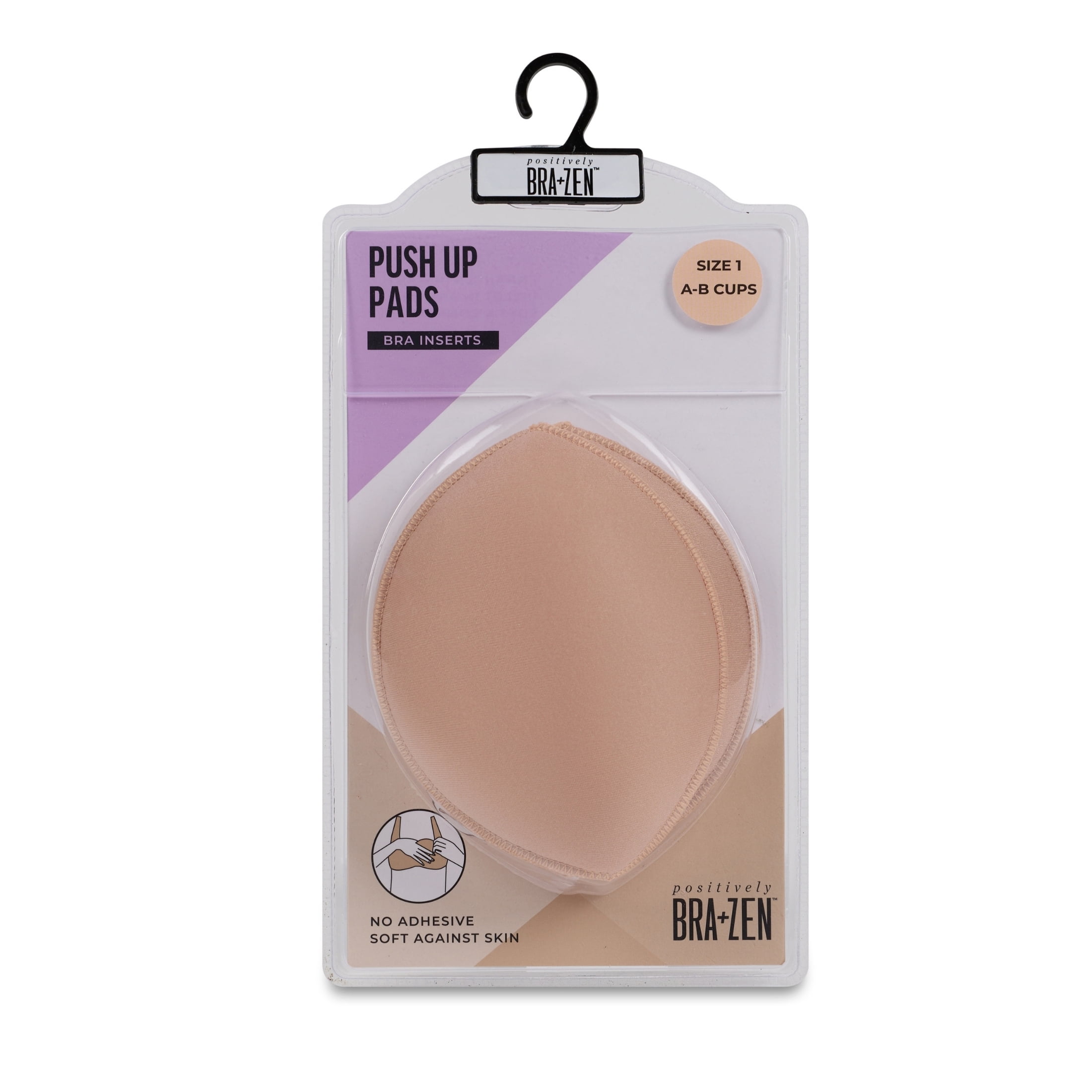 Positively BRA+ZEN Women's Push-Up Pad Insert for Bra Cup Size A/B