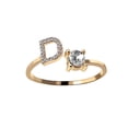 thumbnail image 1 of Exquisita moda 26 alfabeto inglés estilo anillo carta moda anillo de cobre Wmkox8yii fajkfhkj1298, 1 of 3
