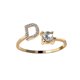 thumbnail image 1 of Exquisita moda 26 alfabeto inglés estilo anillo carta moda anillo de cobre Wmkox8yii fajkfhkj1298, 1 of 3