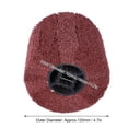 thumbnail image 1 of Rueda de Dibujo de Copo de Nieve, Cepillo de Pulido Tambor de Bruñido Rueda Amortiguadore Con N júcle de Goma Transversal, Alto Acabado para Acero Aluminio Hierro, Hierro,, 1 of 7